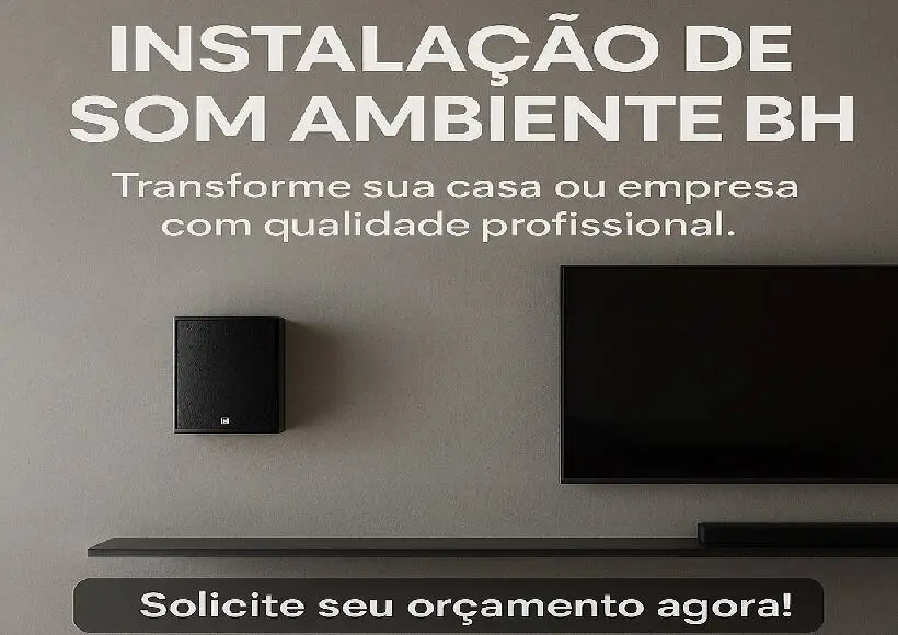 instalação de som ambiente BH