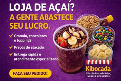 produtos para loja de açaí