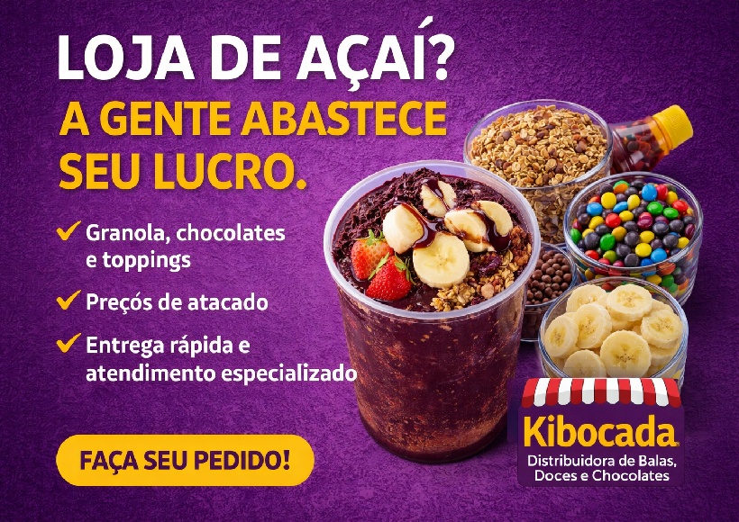 produtos para loja de açaí