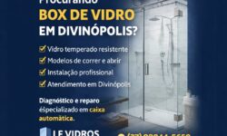“box de vidro em Divinópolis”