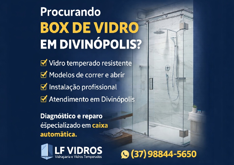 “box de vidro em Divinópolis”